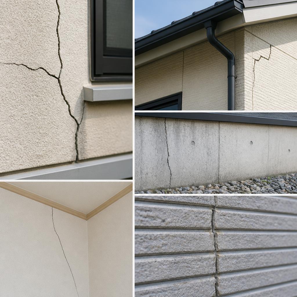 住宅の「ひび割れ」を見逃さないで、快適な暮らしを守りましょう！